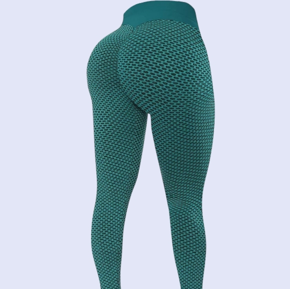 2 Comfy Ladies Slim Fit Leggings Bubble Booty Active Sleep Wear Pants For Women - Picture 2 of 4